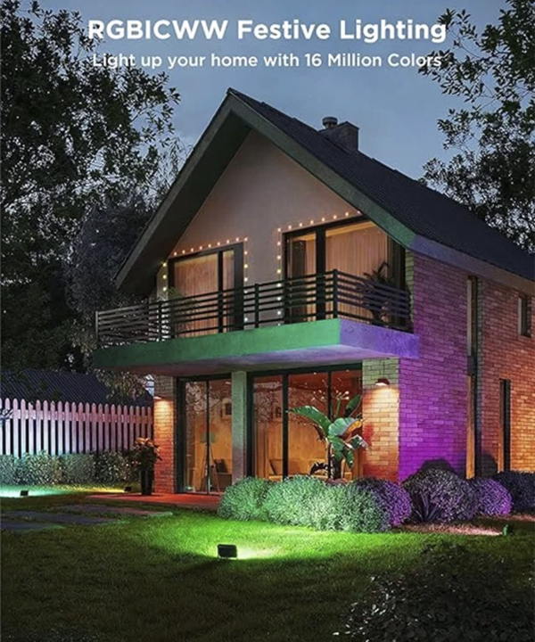چراغ هاي هوشمند فضاي باز گووي Outdoor FLood Lights H8057