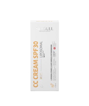 کرم CC رنگی SPF 30 متعادل کننده چربی پوست سی گل حجم 50 میلی لیتر