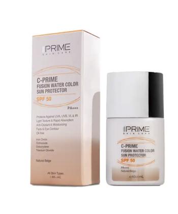 ضد آفتاب فلوئید spf50 پرایم حاوی ویتامین C حجم 40 میلی لیتر