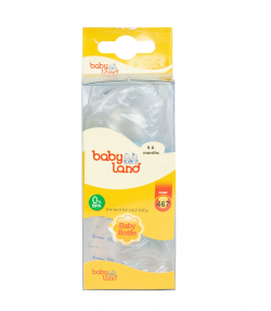 شیشه شیر پیرکس ارتودنسی بی بی لند Baby Land مدل 487 حجم 60 میلی لیتر
