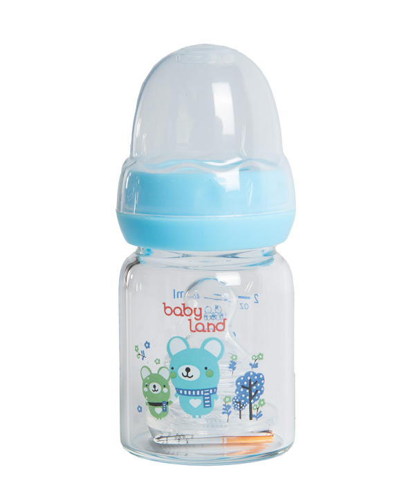 شیشه شیر پیرکس ارتودنسی بی بی لند Baby Land مدل 487