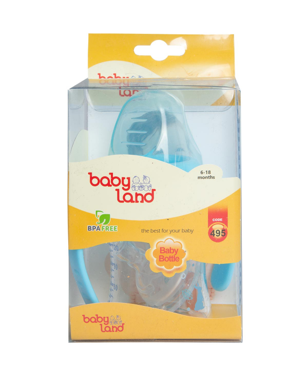 شیشه شیر پیرکس بی بی لند Baby Land مدل 496 حجم 150 میلی‌لیتر