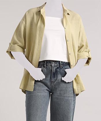 شومیز نخی آستین بلند زنانه سارک مدل 1344962