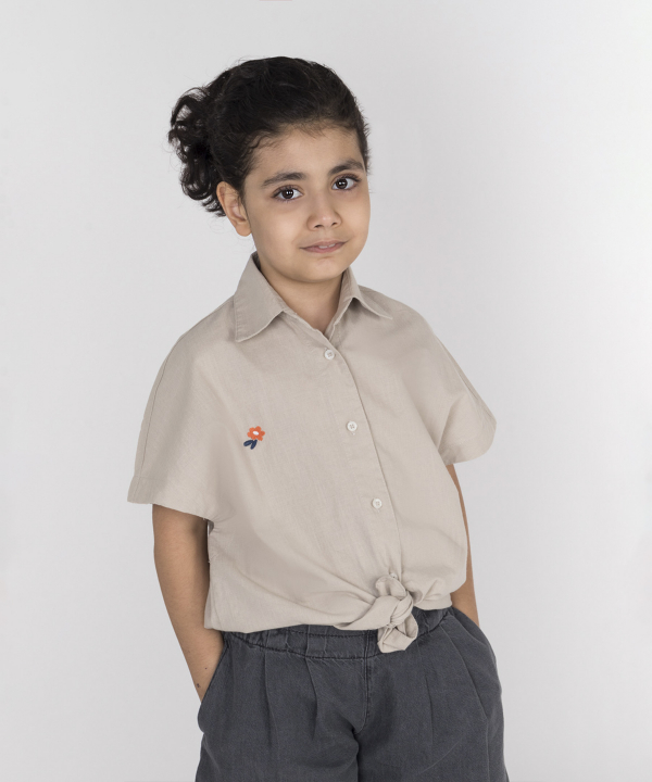 شومیز نخی دخترانه پیانو مدل 10645