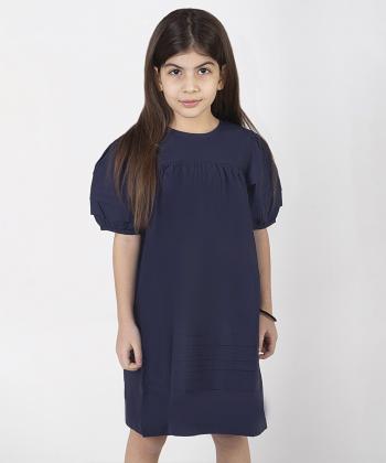 پیراهن آستین کوتاه دخترانه پیانو مدل 10563