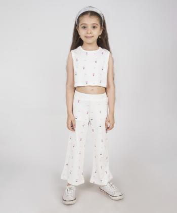 تاپ نخی دخترانه پیانو مدل 10459