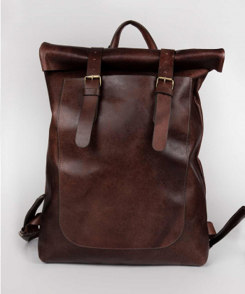 کوله پشتی چرم طبیعی چرم لانکا Lanka Leather مدل BP-10