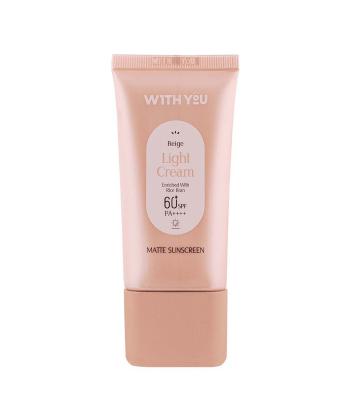 کرم ضد آفتاب SPF 60 ویت یو With You حجم 50 میلی لیتر