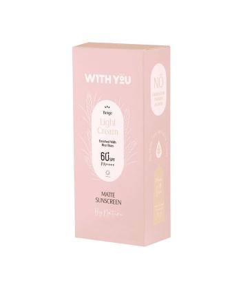 کرم ضد آفتاب SPF 60 ویت یو With You حجم 50 میلی لیتر