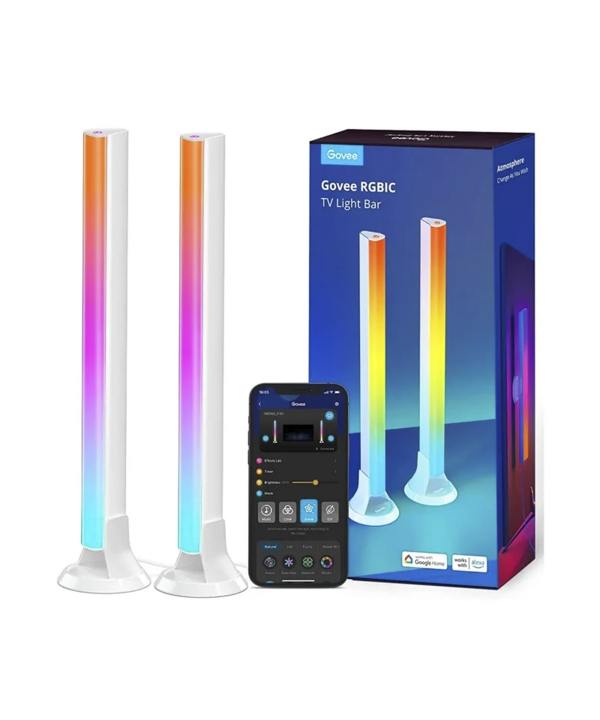 چراغ روميزي هوشمند تلويزيون 45-70 اينچ گووي RGBIC TV Light Bars H6046