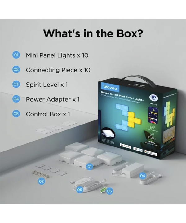 پنل روشنايي هوشمند گووي Mini Panel Lights H8069