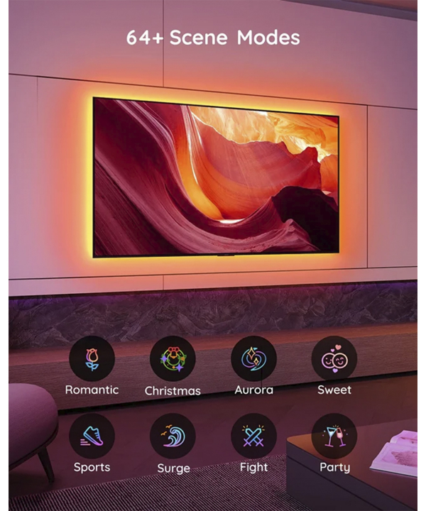 ريسه هوشمند تلويزيون 46-60 اينچ گووي مدل TV Backlight H6178
