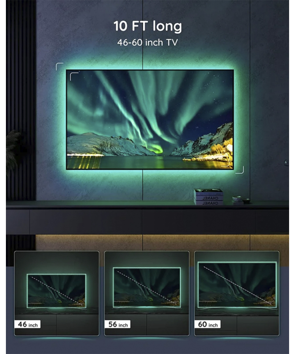 ريسه هوشمند تلويزيون 46-60 اينچ گووي مدل TV Backlight H6178