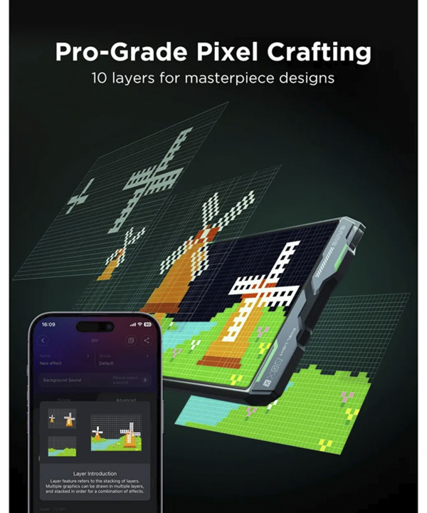 چراغ پيكسلي هوشمند گووي Gaming Pixel Light H8630