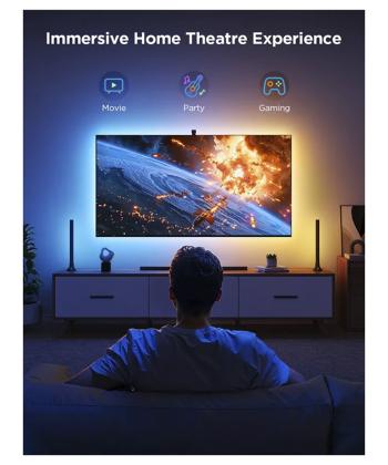 پك روشنايي هوشمند گووي 55 تا 65 اينچ TV Backlight 3 Lite Kit H605A