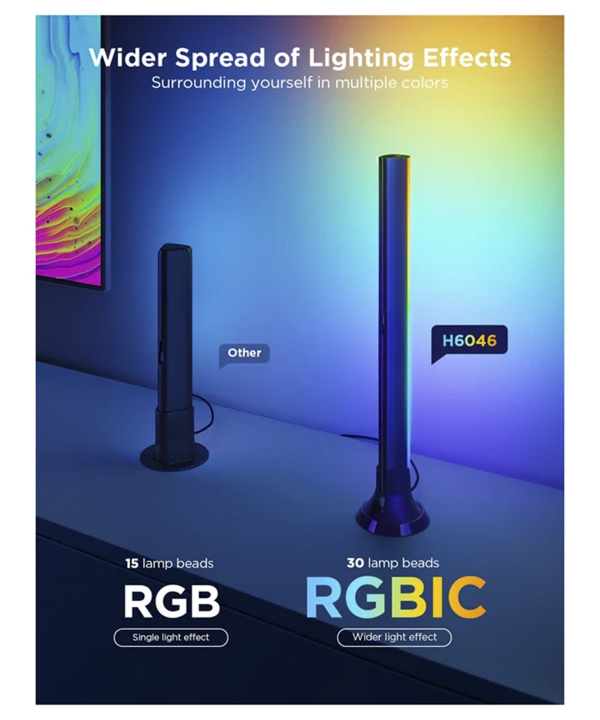 پك روشنايي هوشمند گووي 55 تا 65 اينچ TV Backlight 3 Lite Kit H605A