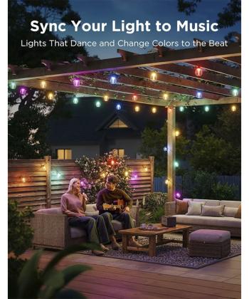 لامپ هوشمند ريسه اي گووي Outdoor Clear Bulb String Lights H7025