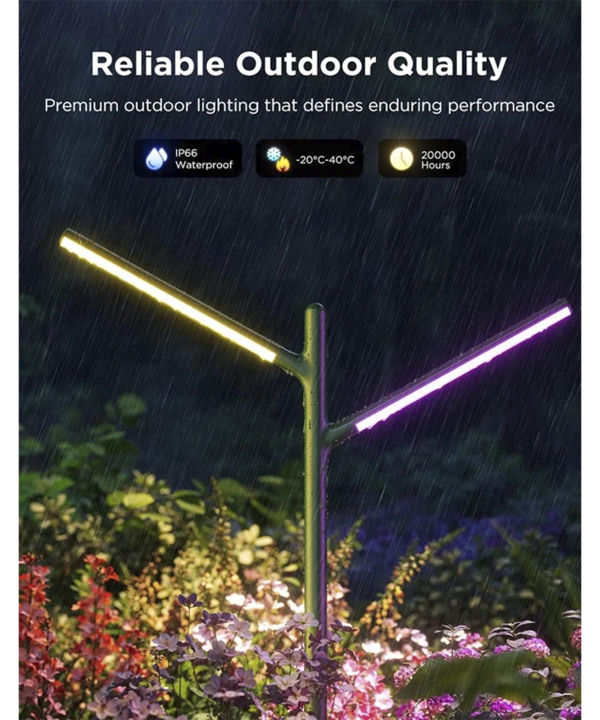 چراغ‌ هوشمند فضاي باز گووي Outdoor Garden Lights H7086