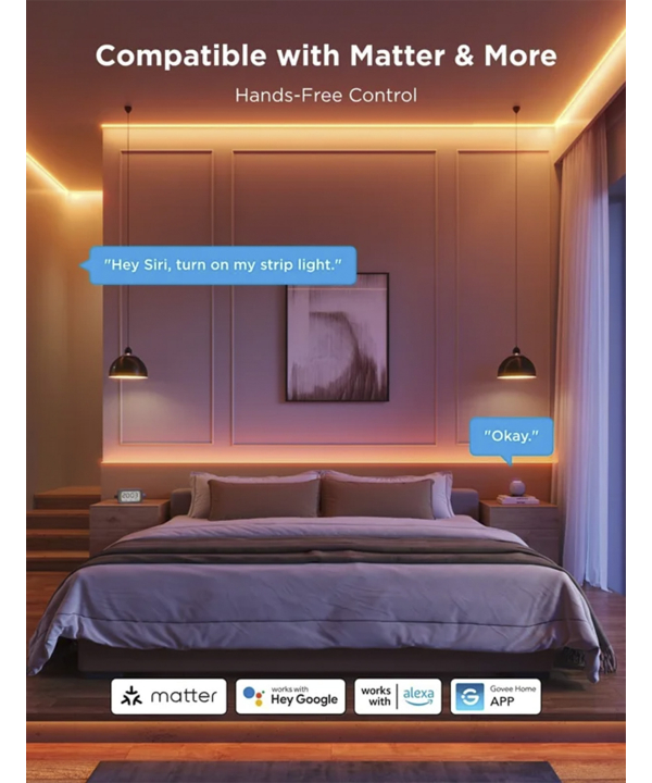 ريسه هوشمند 3 متري گووي COB Strip Light Pro H61E5