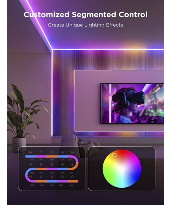 ريسه هوشمند 3 متري گووي COB Strip Light Pro H61E5