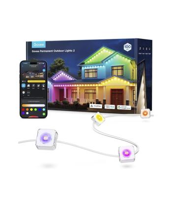 ريسه هوشمند فضاي باز 30 متري گووي Permanent Outdoor Lights 2 H705E