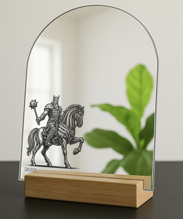 آينه روميزي و رخش سايان هوم Cyan home طرح رستم