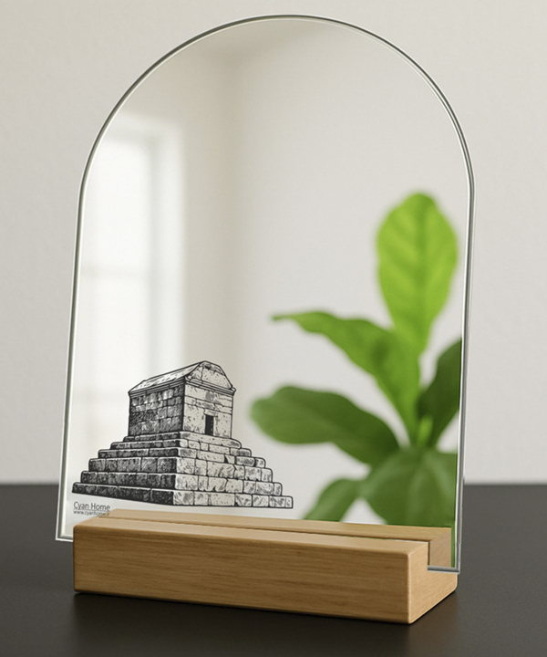 آينه روميزي سايان هوم Cyan home طرح پاسارگاد