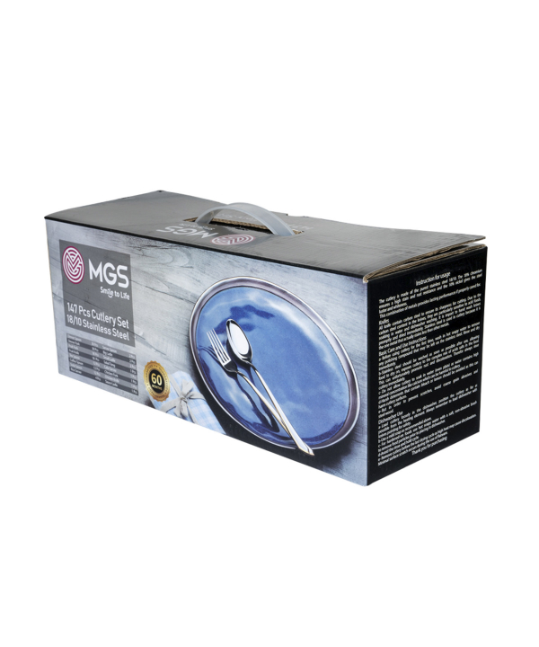 سرويس قاشق و چنگال 147 پارچه ام جي اس مدل 1010Mcs