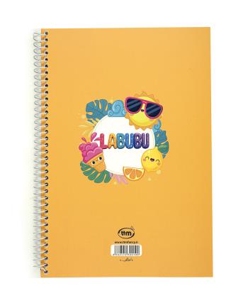 دفتر مشق سیمی 50 برگ کلیپس طرح لابوبو