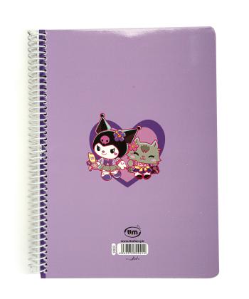 دفتر مشق سیمی 100 برگ کلیپس کارتونی