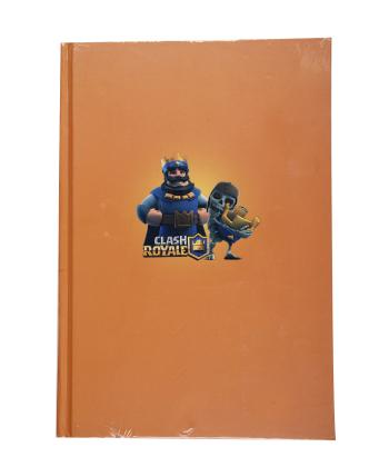 دفتر مشق کلیپس جلد سخت 100برگ طرح دار