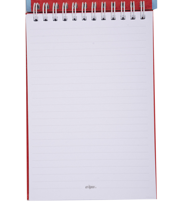 دفتر یادداشت سیمی جلد سخت کلیپس کد 30754