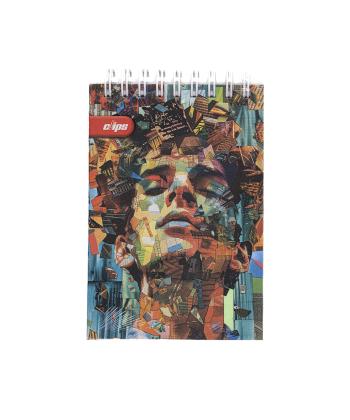 دفتر یادداشت سیمی کلیپس کد 00254