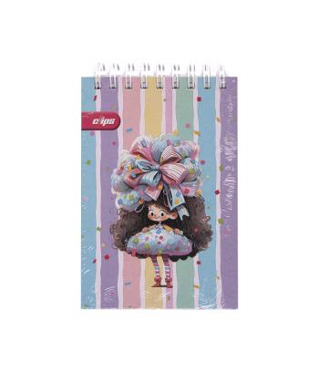 دفتر یادداشت سیمی کلیپس کد 00254