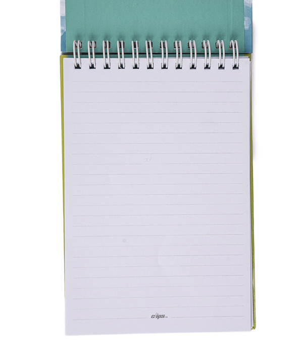 دفتر یادداشت سیمی جلد سخت کلیپس کد 30754-1