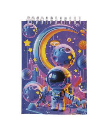 دفتر یادداشت سیمی جلد سخت کلیپس کد 30754-1