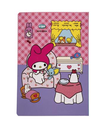 دفتر مشق 80 برگ کلیپس طرح کرومی