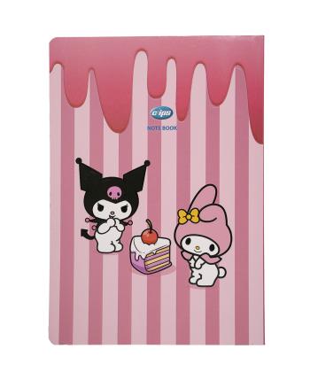 دفتر مشق 80 برگ کلیپس طرح کرومی