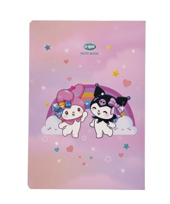 دفتر مشق 80 برگ کلیپس طرح کرومی