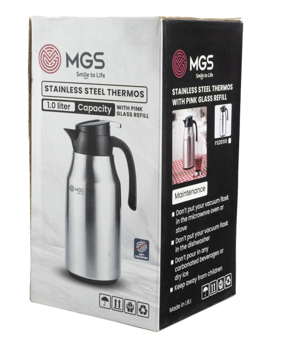 فلاسک استیل 1 لیتر ام جی اس MGS کد کد FS20110