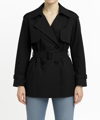 بارانی کوتاه زنانه مانگ مدل 7646032038