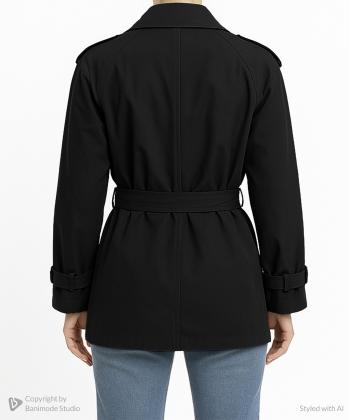 بارانی کوتاه زنانه مانگ مدل 7646032038