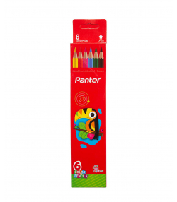 مداد رنگی 6 رنگ Hexagonal پنتر Panter مدل PCP 103