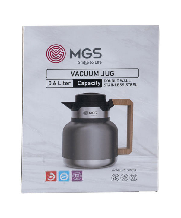 فلاسك تيتانيوم 0.6 ليتري ام جي اس MGS كد دسته چوبي VJ1011S