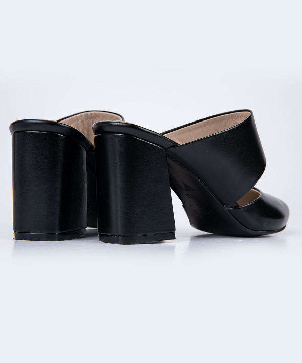 صندل زنانه پاشنه بلند چرم مشهد Mashad Leather مدل J2399