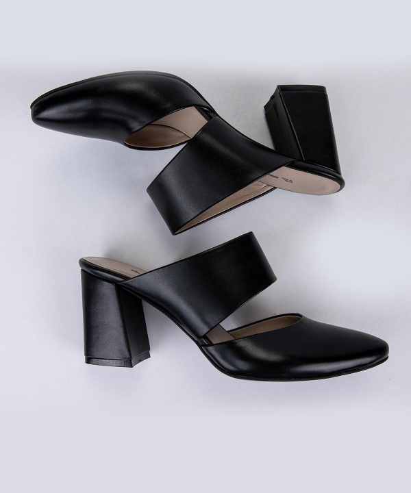 صندل زنانه پاشنه بلند چرم مشهد Mashad Leather مدل J2399