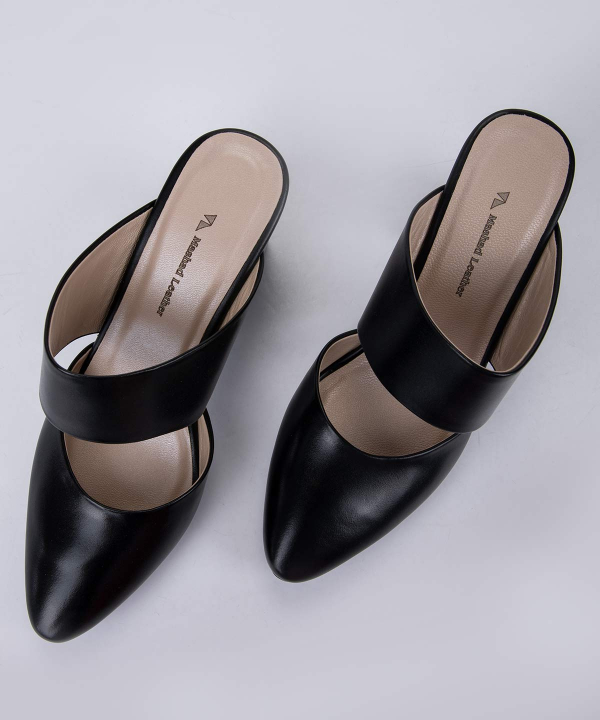 صندل زنانه پاشنه بلند چرم مشهد Mashad Leather مدل J2399