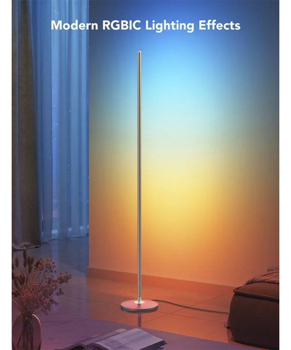 چراغ هوشمند گووي مدل RGBICW Smart Corner Floor Lamp Basic H6076