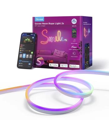 ريسه هوشمند نئون فلكسي 4 متري گووي مدل Neon Rope Strip Light 2s H61D4