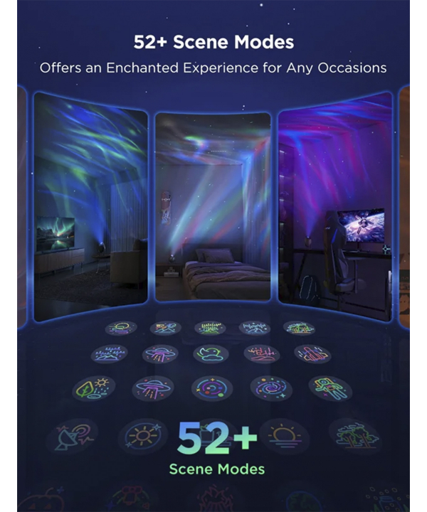 پروژكتور هوشمند كهكشاني گووي مدل Star Light Projector H6093